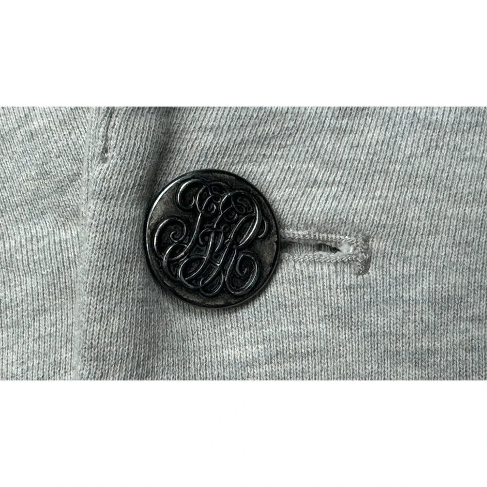 Ralph Lauren Rugby‎ 2004 Vtg Men's Gray Shawl Neck 2 Button Cardigan Size M